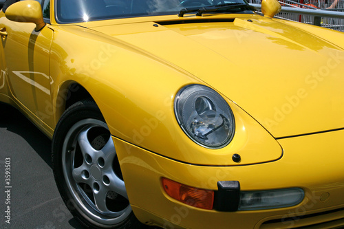 Bright Yellow Sports Car © dbvirago