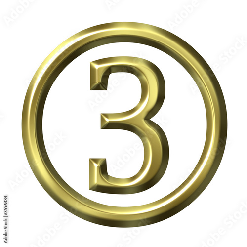 3D Golden Number 3