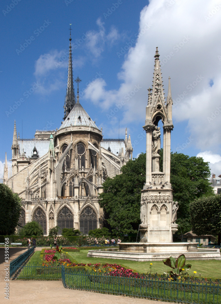 Notre Dame - Rear View