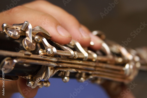 Canvas Print Clarinette