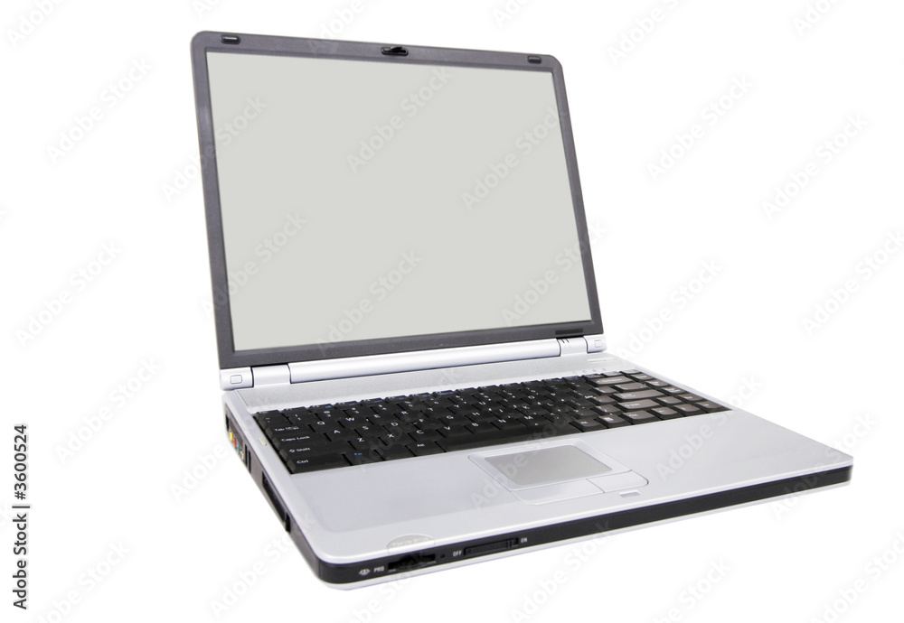 Modern, wide screen laptop