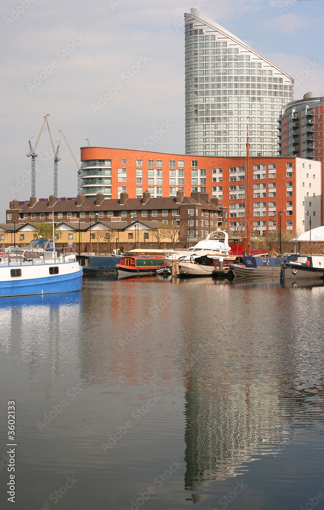 London Docklands, old and new