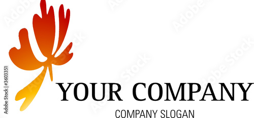 Logo mit Blatt