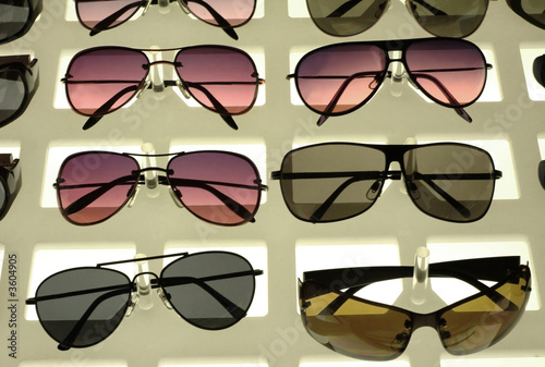 Set of stylish sunglasses for year round eye protection