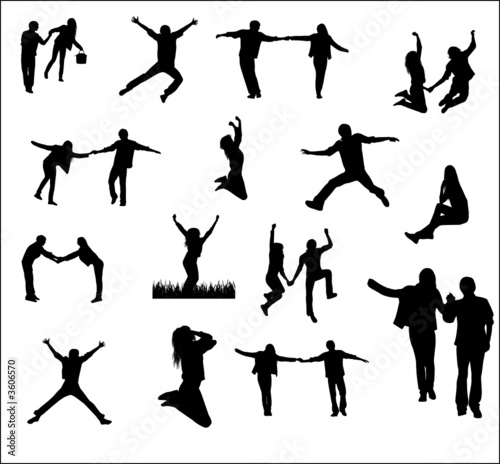 jumping people