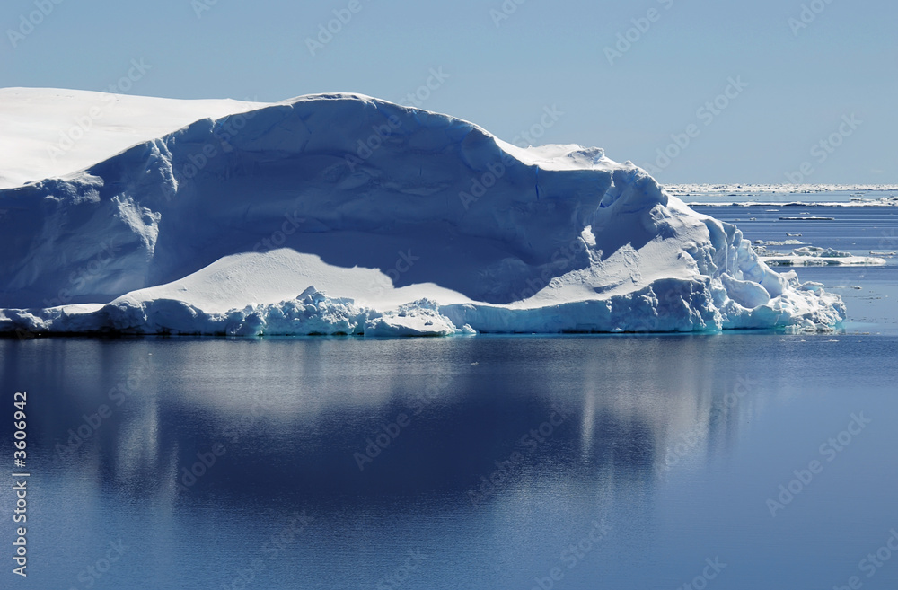 Iceberg in calm waters