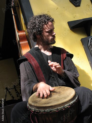 Drummer in Irish band