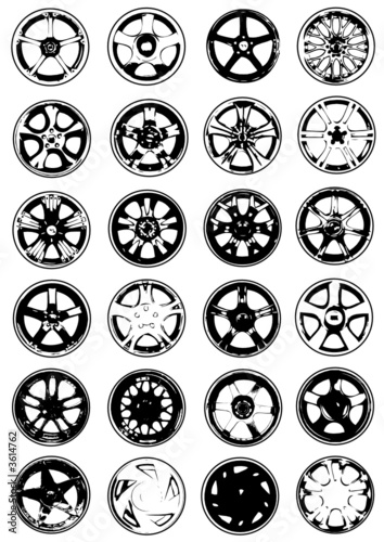 wheels vector