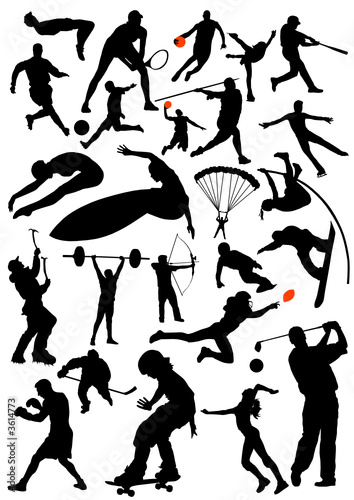collection of sports vector 