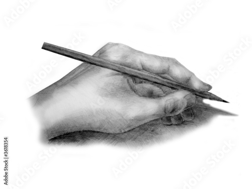 I did this drawing of a hand.