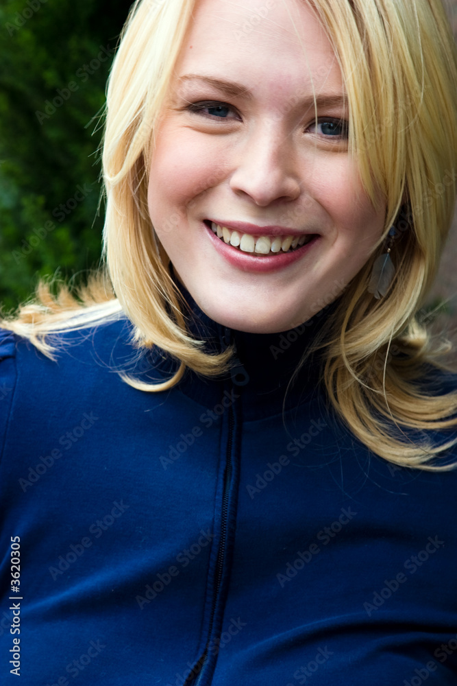 Portrait of a beautiful young woman