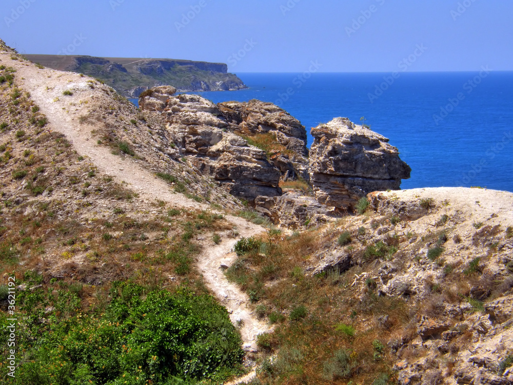 sea coast. Crimea.