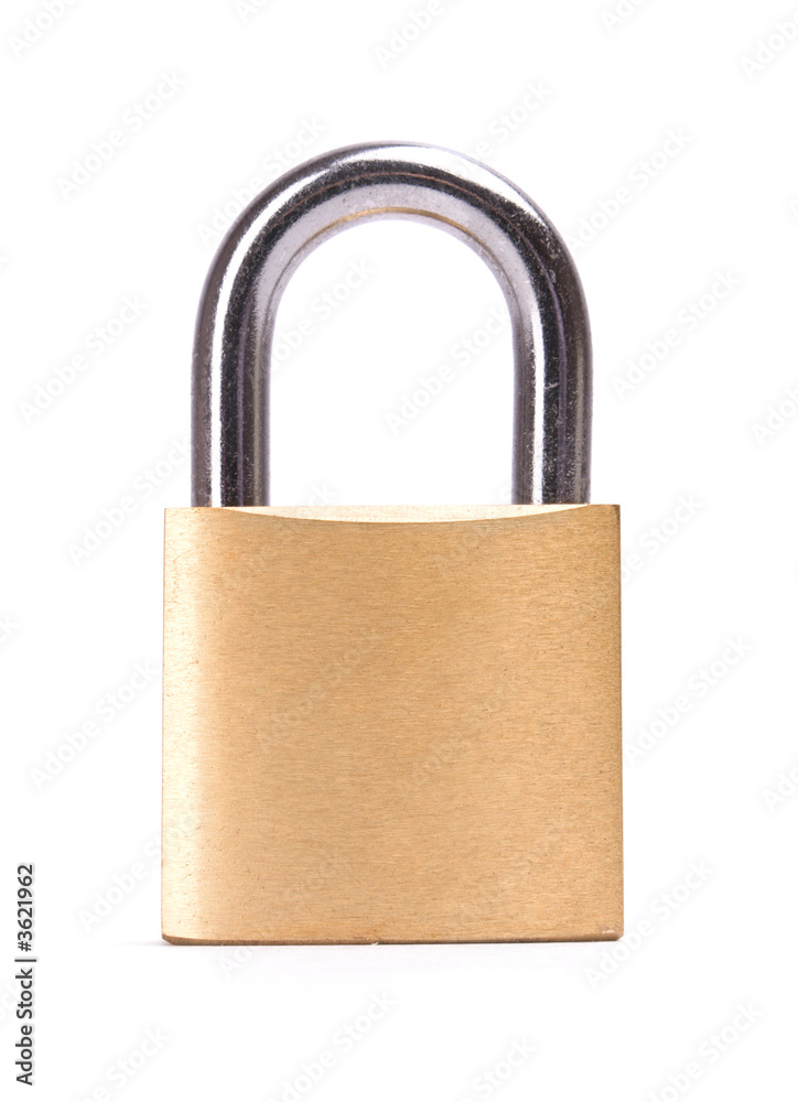 Padlock isolated on white background Padlock isolated on white background