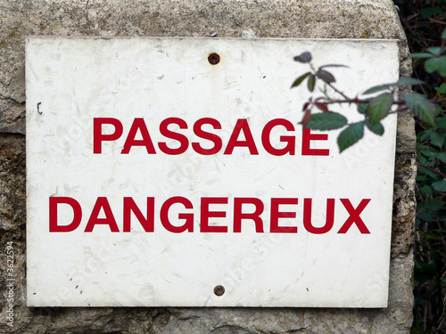 Passage dangereux