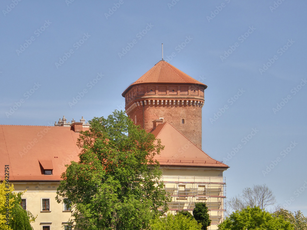 Wawel. Krakow. An ancient part of city.