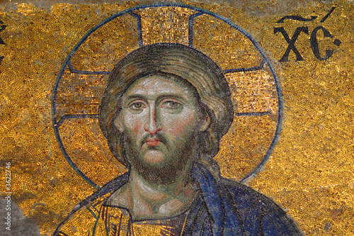 mosaik mit Jesusbild