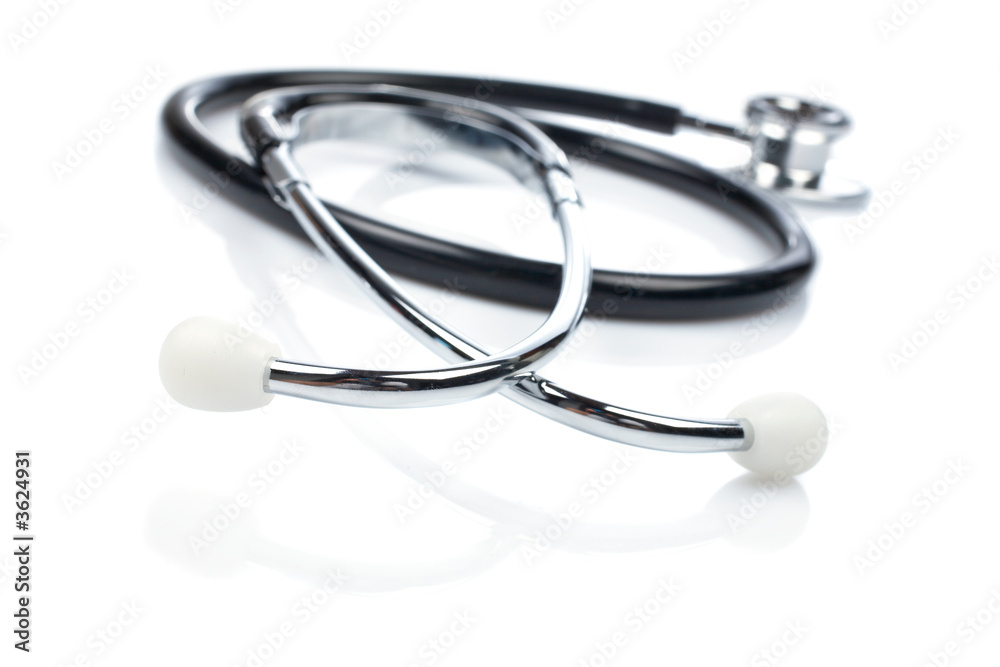 Stethoscope. Shallow DOF with selective focus on the front. Stethoscope. Shallow DOF with selective focus on the front.