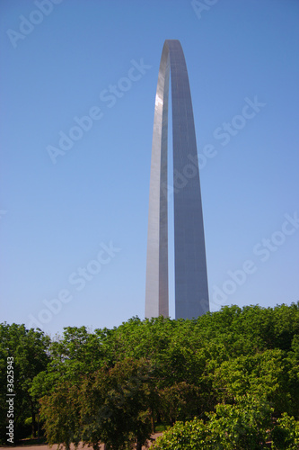 Stainless steel St. Louis Arch