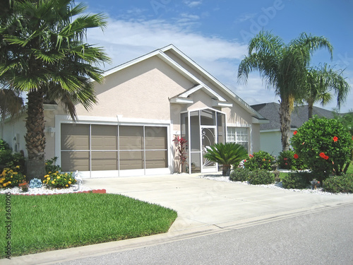 Upscale Florida rancher home.