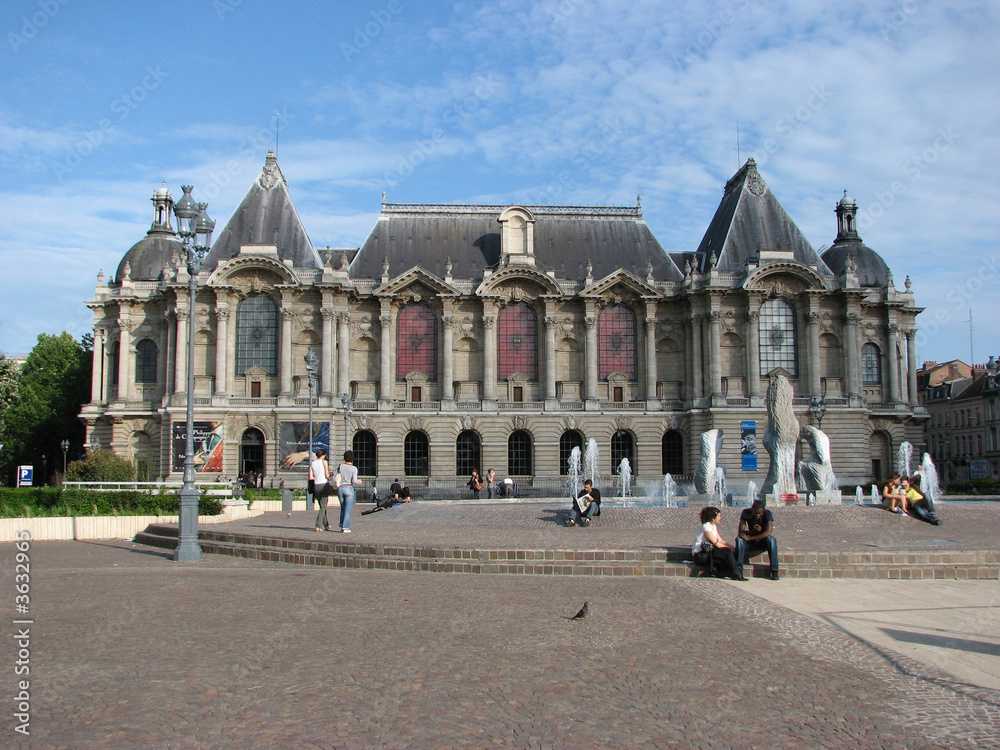 Lille - place de la République / Musée des beaux-arts