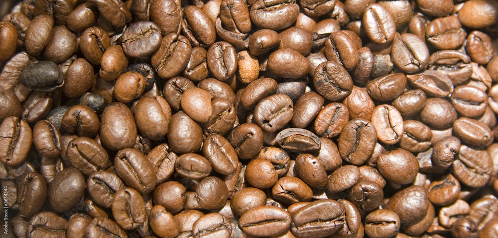Obraz premium a lot of coffee beans