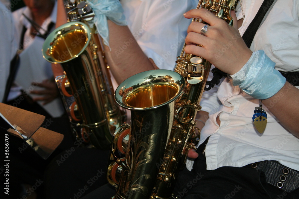 Obraz premium saxophoniste