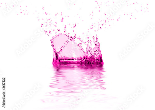 Wallpaper Mural Frozen water drop. Water splash. Water sparks. Torontodigital.ca