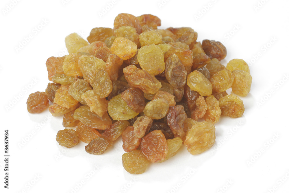 Sweet Raisins isolated on white background. Sweet Raisins isolated on white background.