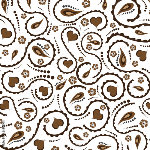 beautiful abstract vector floral design