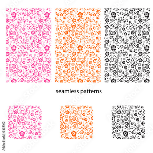 trendy seamless vector design patterns