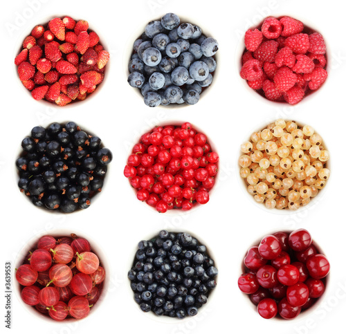 Selection of summer berries