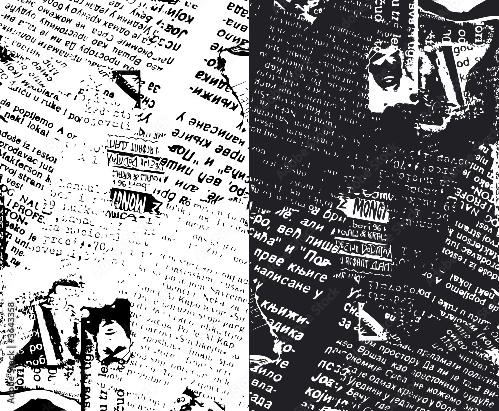 Newspaper half