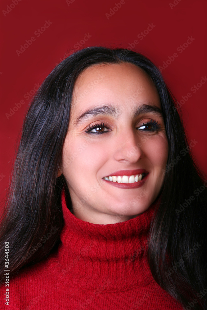 Fototapeta premium Lächelnde Frau