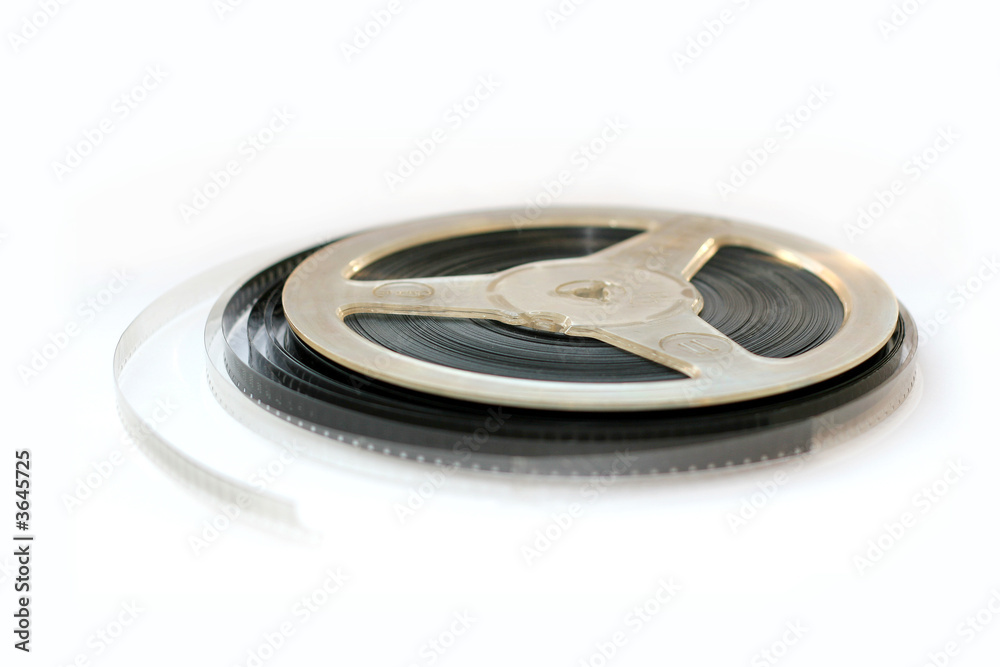 Naklejka premium Video tape on white background