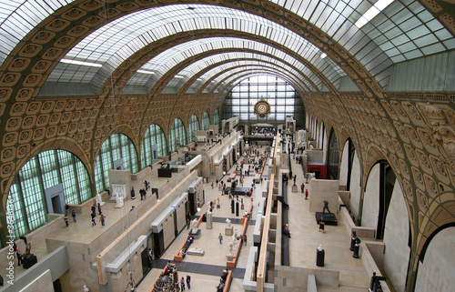 Main hall of the d'Orsay Museum in Paris