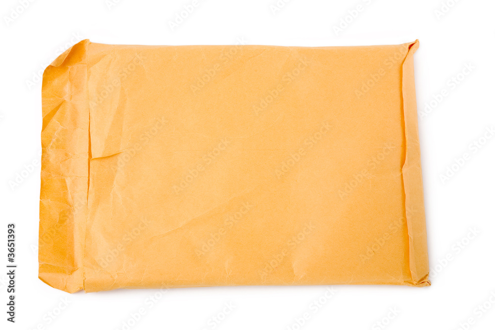big envelope with white background