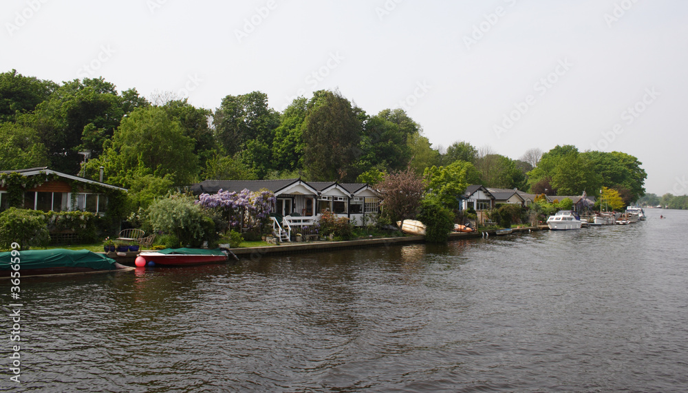 Small houses at The River Thames