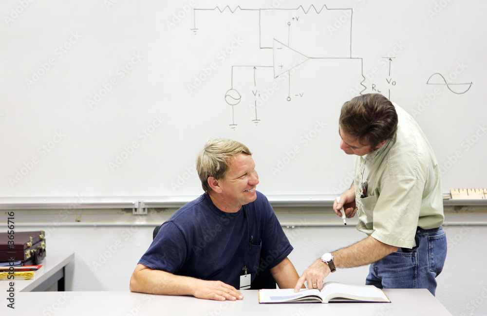 adult technical college student smiling adult technical college student smiling