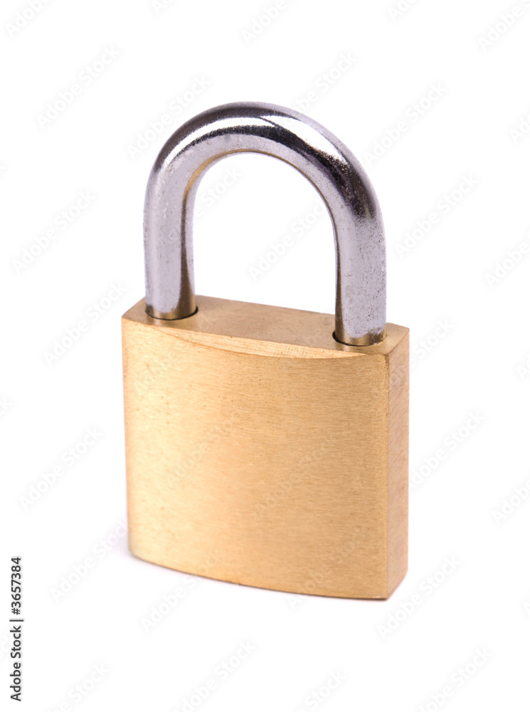 Padlock isolated on white background Padlock isolated on white background