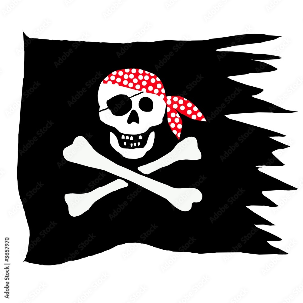 piratenflagge 1 Stock Illustration