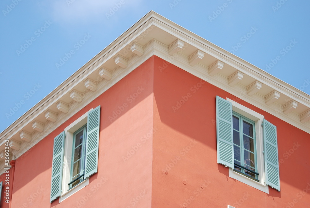 Obraz premium Façade et azur
