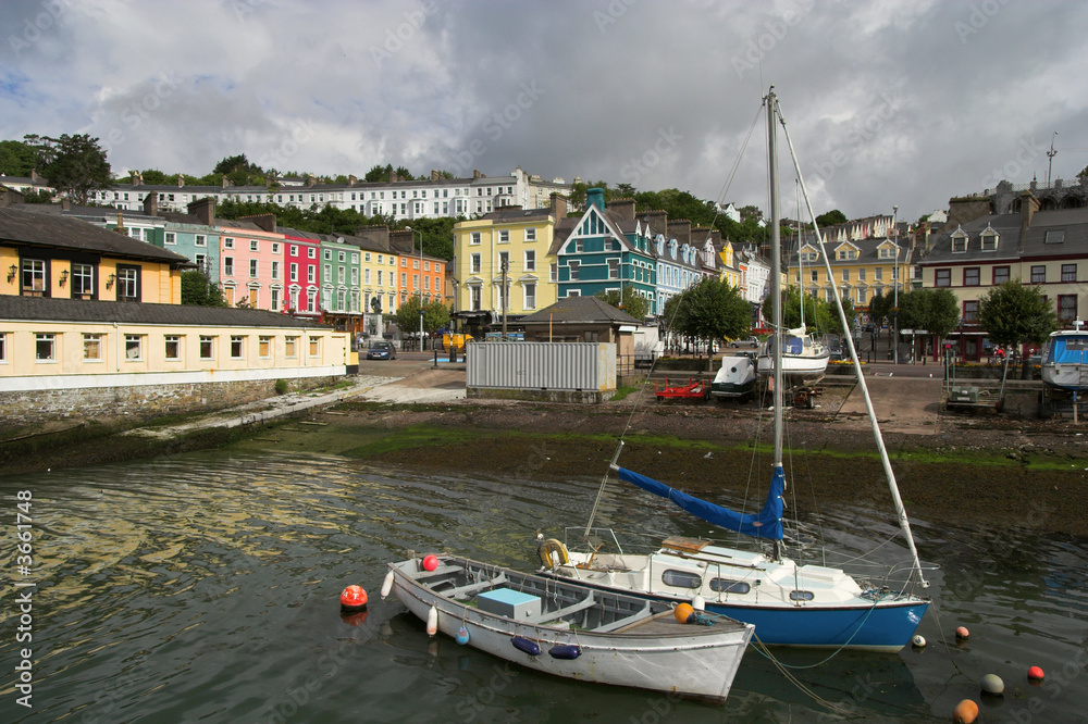Harbour in Town of Cobh in Ireland