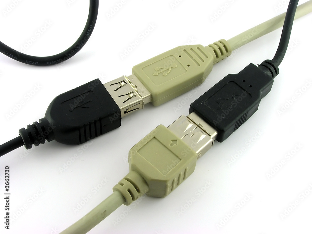 USB-connector. Incorrect. Isolated on a white background. USB-connector. Incorrect. Isolated on a white background.