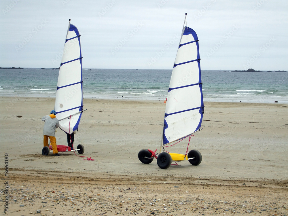 Fototapeta premium chars à voile
