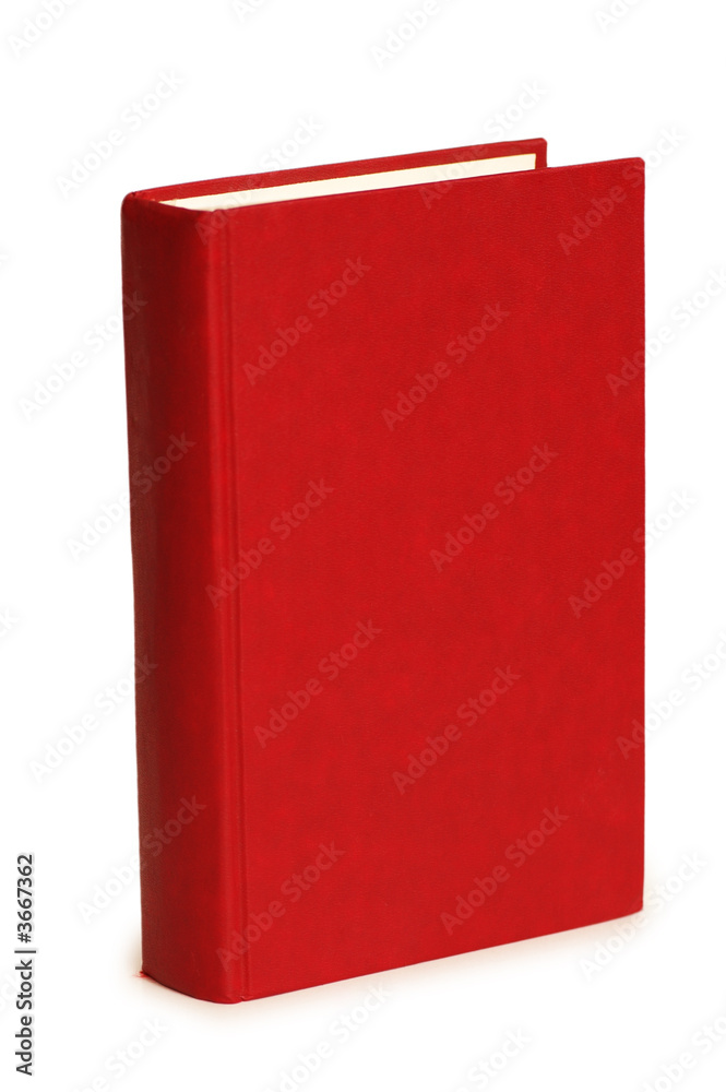 Red book isolated on the white background Red book isolated on the white background