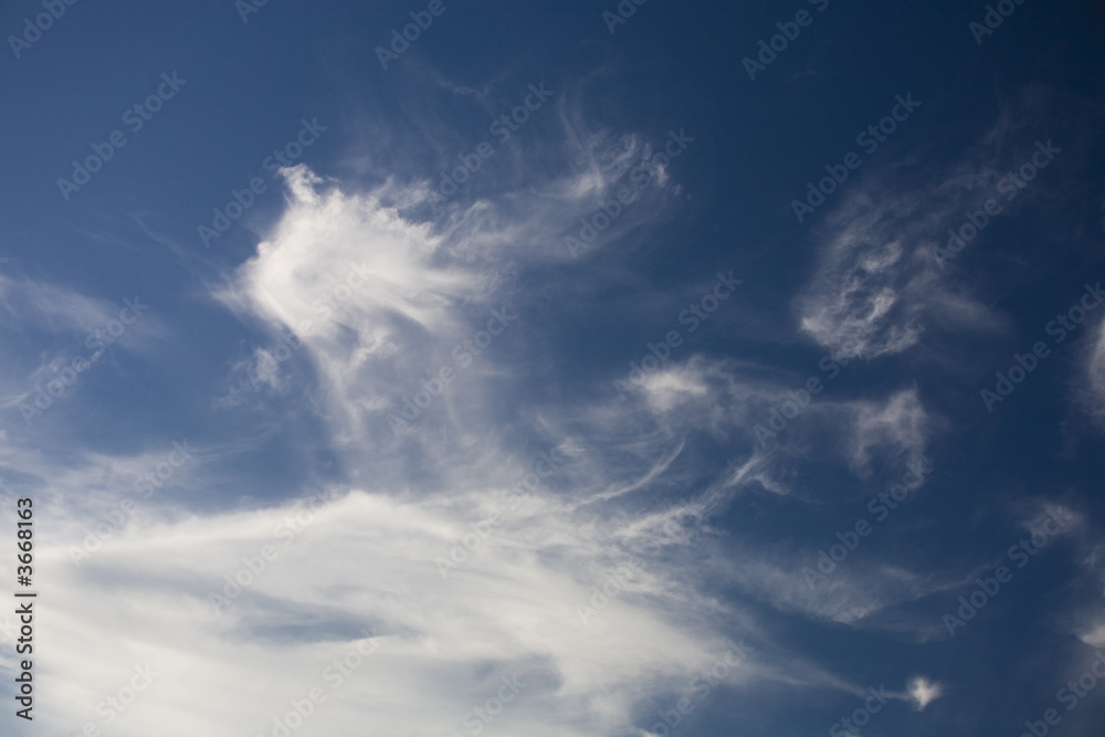 Blue sky in nice suny summer day