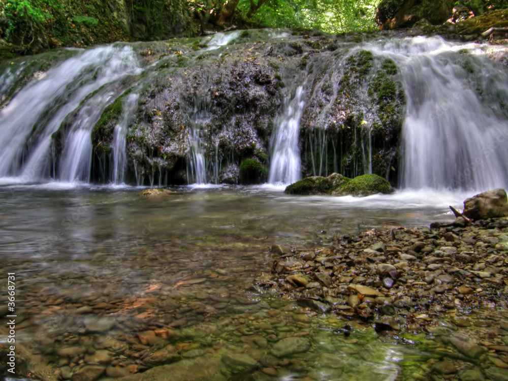 Obraz premium Waterfalls. Crimea.