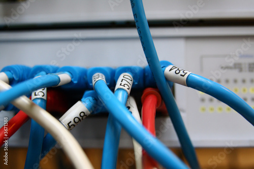 switch panel with connectors