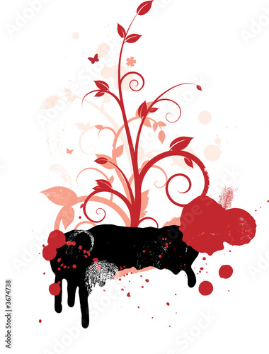 Floral design composition