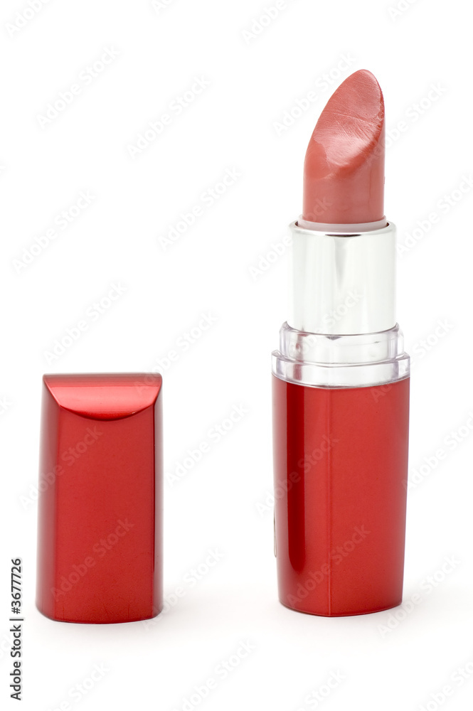 Obraz premium series object on white Red lipstick
